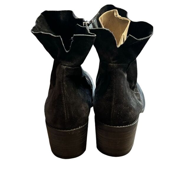 Paul Green Pull On Black Suede Bootie NWOB Size 6 1/2 or US 9 - Picture 4 of 6